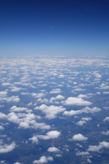 Fototapeta na wymiar flight above the clouds