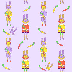  welcome to masquerade seamless pattern