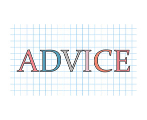 advice concept- vector illustration