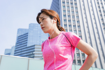 Woman running