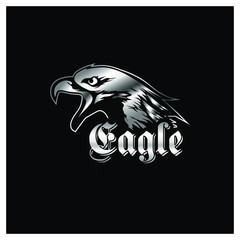 Silver eagle head