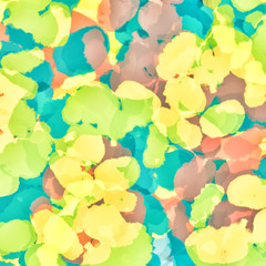 colorful yellow,brown,green and blue  digital paint  template,banner,wallpaper  abstract background