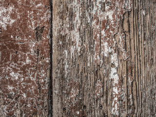 Old scratched painted boards background