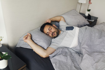 Sleeping man