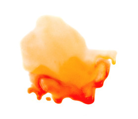 tomato sauce isolated on white background