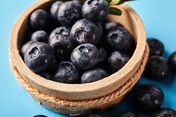 Fresh ripe blueberry close up