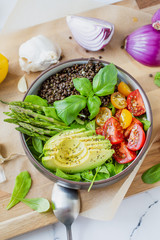 Colorful Avocado Bowl