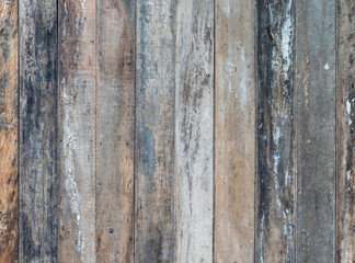 Naklejka premium Old wooden plank background.