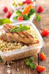 lunch box, healthy eating