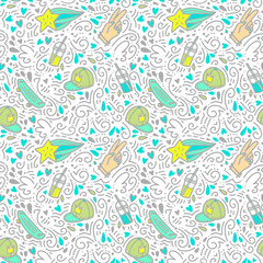 happy youth day lettering