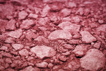 red rocks of the Martian atmosphere