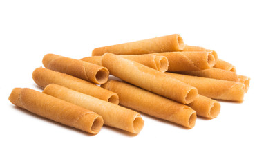wafer rolls isolated