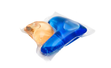 capsule with gel for washing isolated