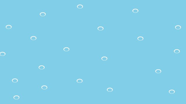 Bubbles in the water. Cloud blobs blot.Zadny background, screensaver for banners and sites. Video cartoon.