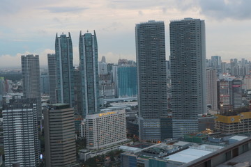 Fototapeta na wymiar Ortigas Philippines cityscape