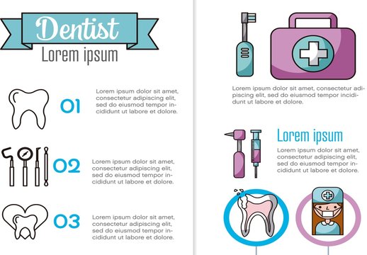 Dentist Infographic Layout