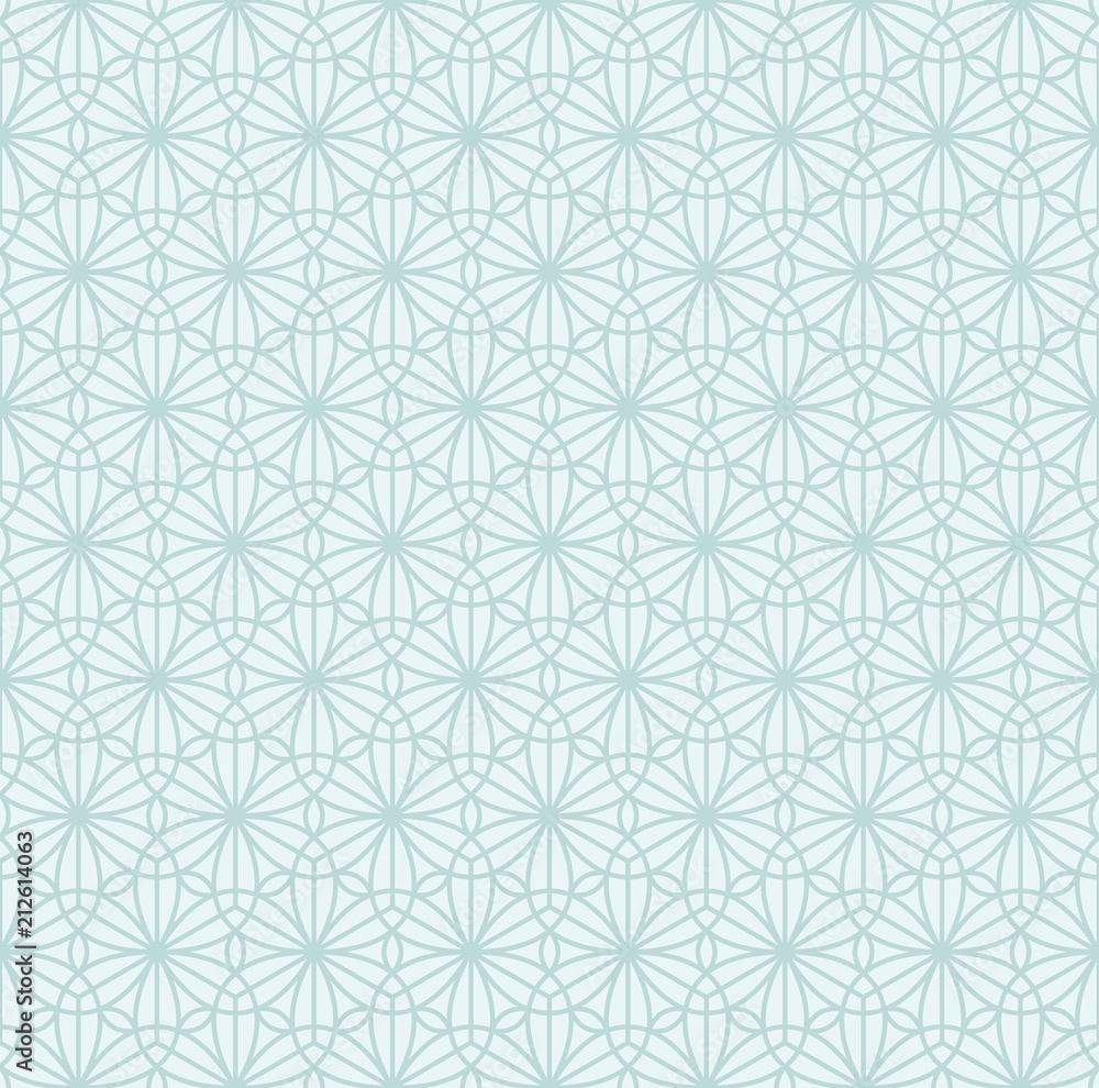 Aufkleber Geometric seamless linear pattern. Vector modern texture
