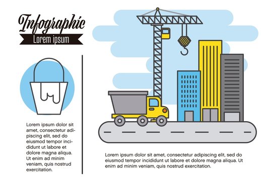 Construction Infographic Layout