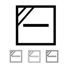 laundry symbol icon vector
