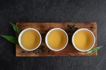 Obraz na płótnie Canvas Green oolong tea