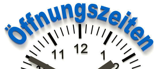 &ouml;ffnungszeit &ouml;ffnungszeiten