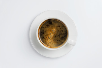 coffee cup on white background