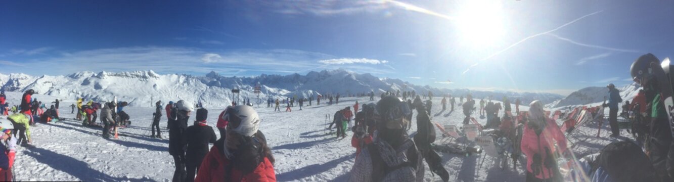 Soleil et neige