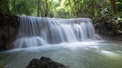 Huay Mae Khamin waterfall, Kanjanaburi, Thailand