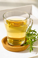 Alternative Medicine. Rosemary herbal tea.