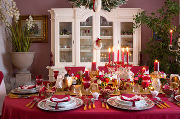 Chrismast  table 