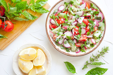 Bowl Of Refreshing Organic Quinoa Salad