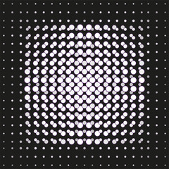 Light round spots on a dark surface. Abstract composition, background. Vector illustration.