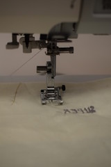 stopka, maszyna do szycia, foot, sewing machine - obrazy, fototapety, plakaty