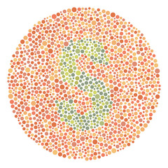 Red Green Color Blind Test Upper Letter S