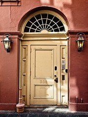 Red Wall Yellow Door Fench Quarter