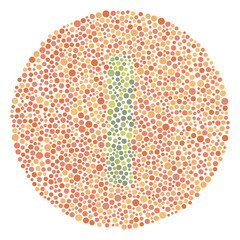 Red Green Color Blind Test Upper Letter I