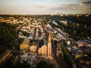 Aerial View of Manayunk PA