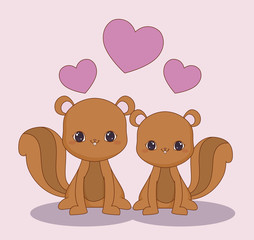 Kawaii animals design