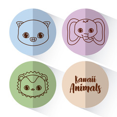 Kawaii animals desing