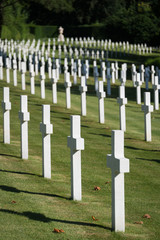 The Suresnes American military cemetery and memorial, Suresnes (near Paris), France