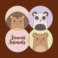 Kawaii animals desing