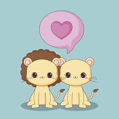 Kawaii animals design