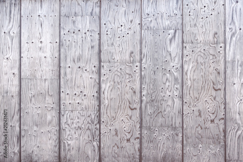 "Graue Holz Textur einer Wandverkleidung mit starker Maserung