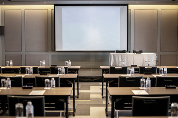 Blank screen in meeting room