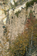 Autumn Landscape of Rock Formation Devil's town in Radan Mountain, Serbia