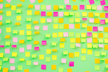 Many reminders in business concept