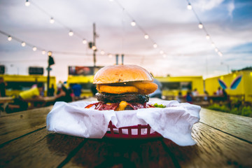 Una hamburguesa super cool