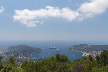 Blick auf das Cap Ferrat von der Grand Corniche