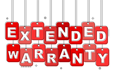 red flat line tag extended warranty