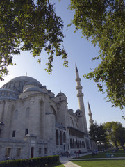 Fototapeta na wymiar Süleyman-Moschee in Istanbul